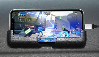 Faux Leather Car Phone Holder