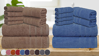 4-Piece Premium Egyptian Cotton Towel Bale Set - 10 Colours