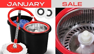 360° Magic Spin Mop Bucket Set