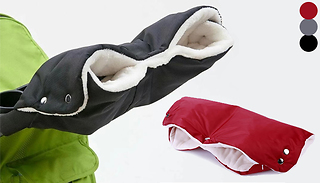 Waterproof Pushchair Outdoor Lined Mittens - 3 Colours