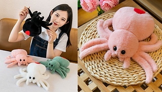 Large Plush Spider Toy - 4 Colours 