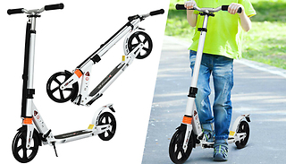 Kids Pro Push Folding Scooter with Carry Strap