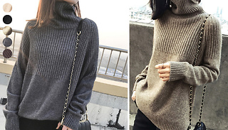 Pullover Turtleneck - 5 Colours & 4 Sizes