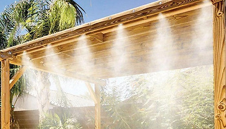 Outdoor Garden Mist Spraying System - 5 Sizes & 2 Colours