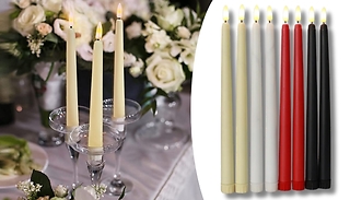 6-Pack of LED Flameless Candles - Optional Remote, 4 Colours 