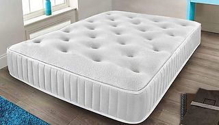 Premium Memory Foam Orthopedic Spring Mattress - 6 Sizes, 3 Options