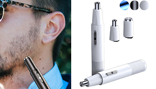 Electric Nose & Facial Hair Trimmer - 3 Colours