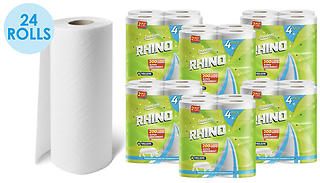 24-Pack of Rhino 2-Ply Kitchen Roll
