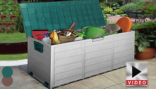 XL Heavy Duty Waterproof Outdoor Storage Box - 2 Colours