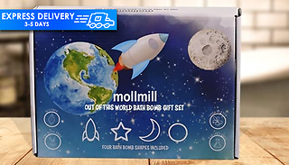 4-Piece Bath Bombs Out of This World Gift Set