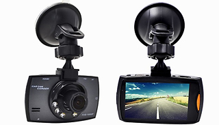 Night-Spy 2.7-Inch HD Dashcam With Night Vision - Optional SD Card!