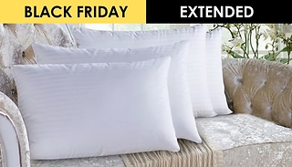 4-Pack of Hotel Striped Pillows
