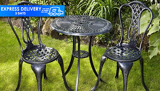 3-Piece Chichester Metal Garden Bistro Set