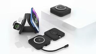 3-in-1 Magnetic Foldable Wireless Charger