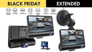Triple Vision Dash Cam with Optional 32GB SD - Front, Rear & Interior ...