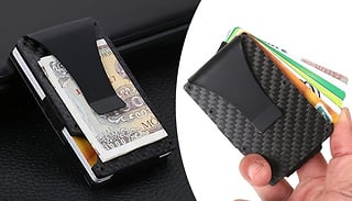 Metal RFID Blocking Card Holder with Money Clip