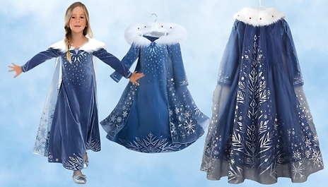 Ice-Queen Princess Dress and Cape